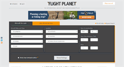 Desktop Screenshot of flightplanet.com